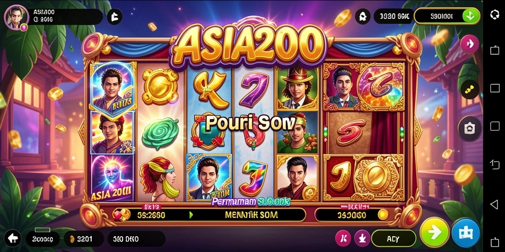 Tampilan gameplay ASIA200 yang menakjubkan dan seru.