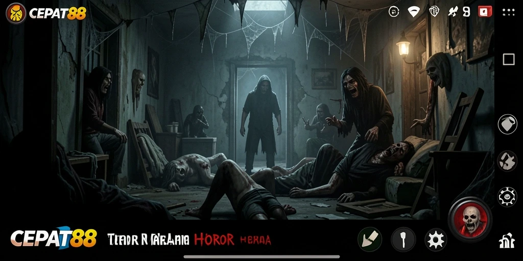 Gameplay menegangkan dengan suasana mencekam dan kengerian yang nyata.