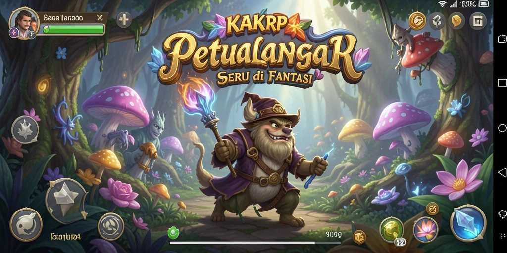 Tampilan gameplay KAKRP yang menampilkan aksi petualangan yang mendebarkan.